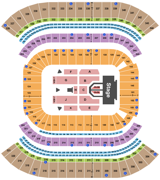 Nissan Stadium Def Leppard Seating Chart